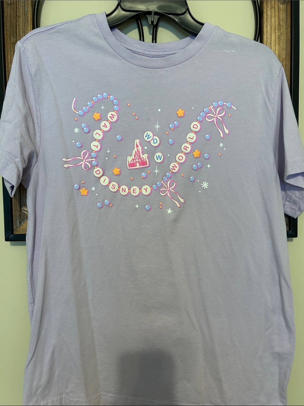 Walt Disney World Lavender  T-Shirt with Castle Graphic